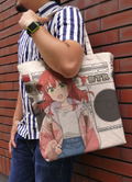 Bocchi the Rock! - Newly Drawn Ikuyo Kita Full Graphic Large Tote Bag Street Fashion Ver. (Natural) thumbnail 2
