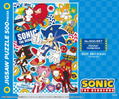 Sonic The Hedgehog Jigsaw Puzzle 500 Piece 500-557 Sticker Collection thumbnail 2