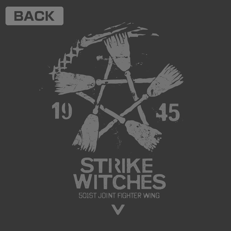 501st Joint Fighter Wing Strike Witches ROAD to BERLIN - Strike Witches Vintage T-shirt (Sumi | Size S) image 5