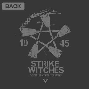 501st Joint Fighter Wing Strike Witches ROAD to BERLIN - Strike Witches Vintage T-shirt (Sumi | Size L)_