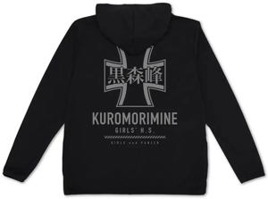 Girls und Panzer das Finale - Kuromori Mine Girls' School Thin Dry Hoodie Ver.2.0 (Black | Size M)_
