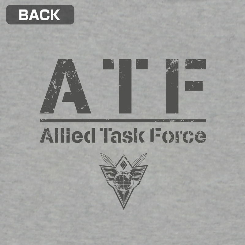 Brave Bang Bravern! - Multinational Task Force (ATF) T-shirt (Mix Gray | Size M) image 5