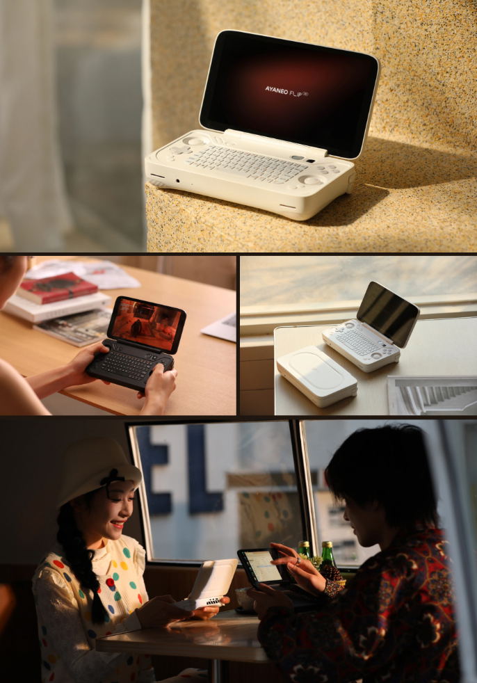 AYANEO Flip KB AMD Ryzen 7 7840U 32GB+2TB (Milky White) image 27