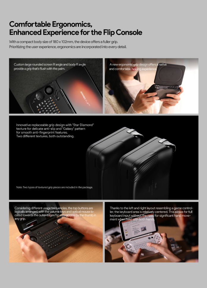 AYANEO Flip KB AMD Ryzen 7 7840U 16GB+512GB (Milky White) image 13