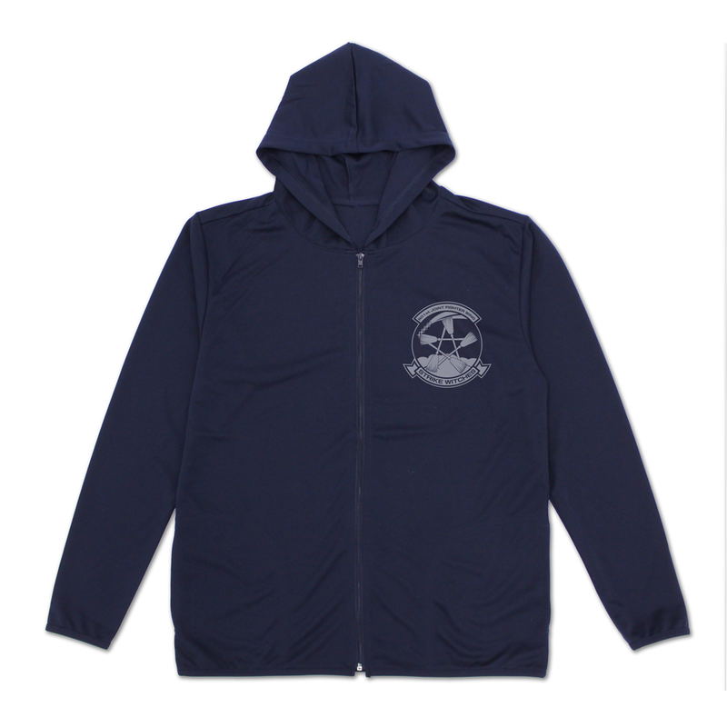 501st Joint Fighter Wing Strike Witches ROAD to BERLIN - Strike Witches Personal Mark Thin Dry Hoodie (Navy | Size M) image 2