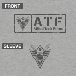 Brave Bang Bravern! - Multinational Task Force (ATF) T-shirt (Mix Gray | Size L)_