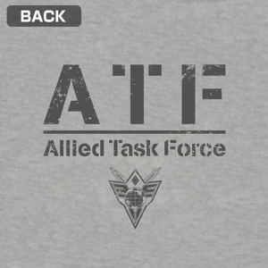 Brave Bang Bravern! - Multinational Task Force (ATF) T-shirt (Mix Gray | Size L)_