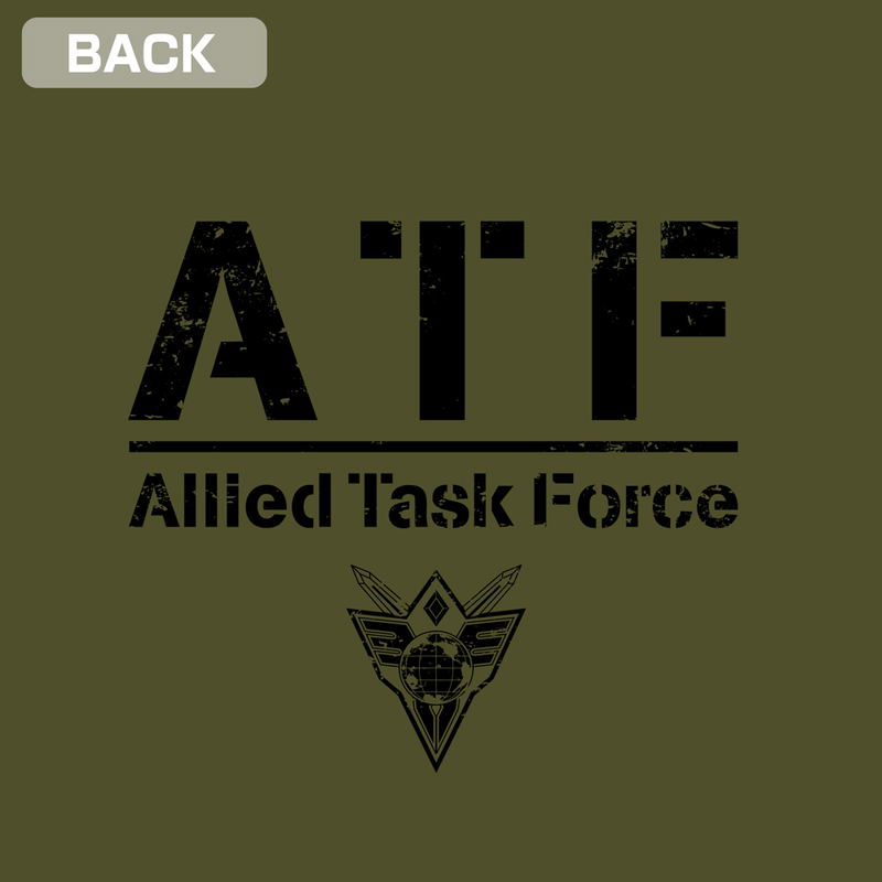 Brave Bang Bravern! - Multinational Task Force (ATF) T-shirt (Moss | Size S) image 5