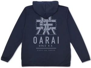 Girls und Panzer das Finale - Oarai Girls' Academy Thin Dry Hoodie Ver.2.0 (Navy | Size L)_