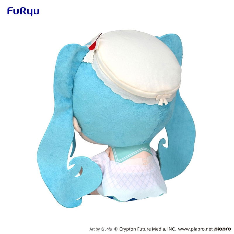 Hatsune Miku Kyurumaru Big Plush Toy: Melon Soda Float image 4