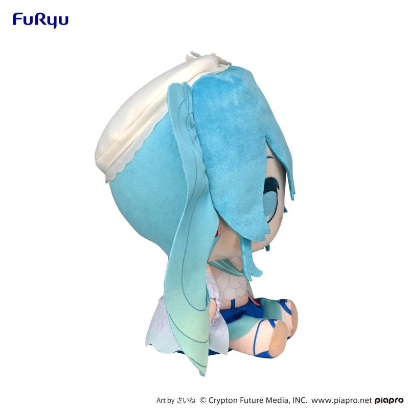 Hatsune Miku Kyurumaru Big Plush Toy: Melon Soda Float image 7