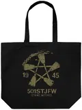501st Joint Fighter Wing Strike Witches ROAD to BERLIN - Strike Witches Vintage Large Tote Bag (Black) thumbnail 1