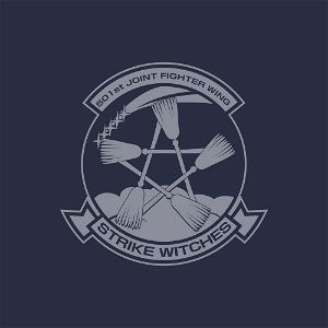 501st Joint Fighter Wing Strike Witches ROAD to BERLIN - Strike Witches Personal Mark Thin Dry Hoodie (Navy | Size XL)
