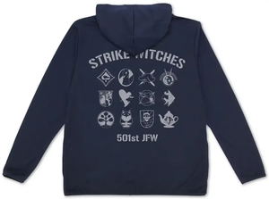 501st Joint Fighter Wing Strike Witches ROAD to BERLIN - Strike Witches Personal Mark Thin Dry Hoodie (Navy | Size XXL)_