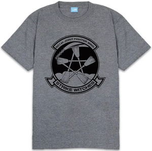 501st Joint Fighter Wing Strike Witches ROAD to BERLIN - Strike Witches Heavyweight T-shirt (Mix Gray | Size M)_