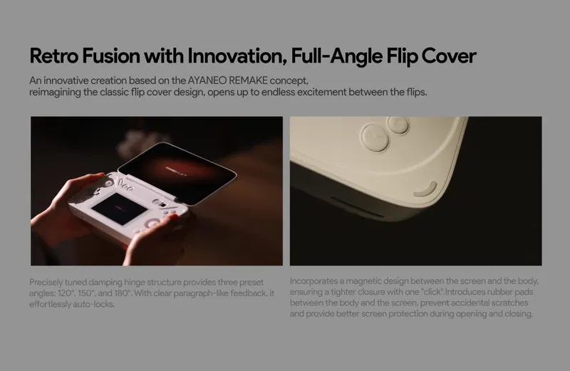 AYANEO Flip DS AMD Ryzen 7 7840U 16GB+512GB (Milky White) image 12