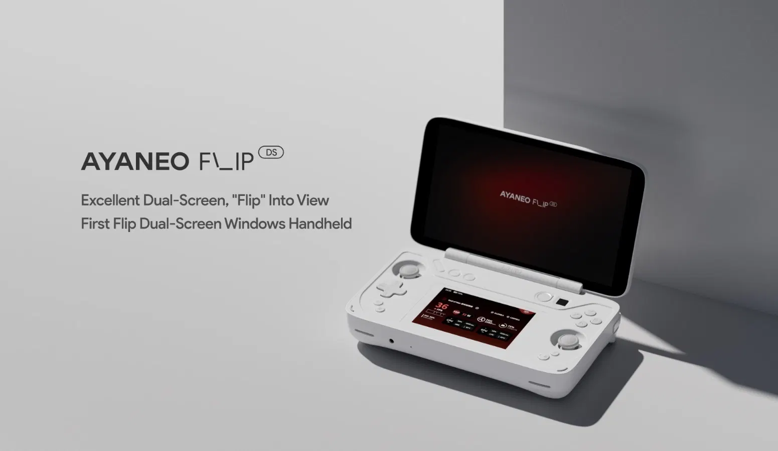 美品 Ayaneo flip ds 7840u 16GB/512GB AYANEO Flip DS AMD Ryzen 7 7840U 16GB+512GB (Milky White) 対応 PC