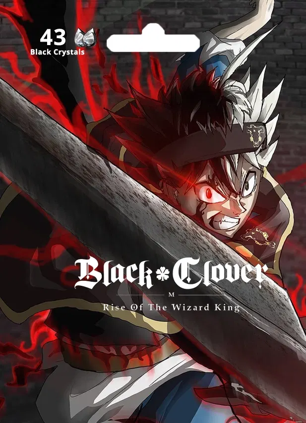 Black Clover Mobile 43 Black Crystals digital — Import Game Deal