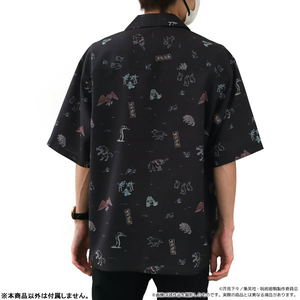 Jujutsu Kaisen Season 2 Open Collar Shirt Fushiguro's Shikigami (Black)_