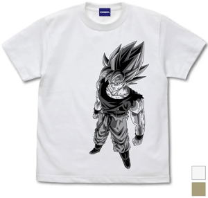 Dragon Ball Z - Super Saiyan Son Goku T-shirt (White | Size M)_