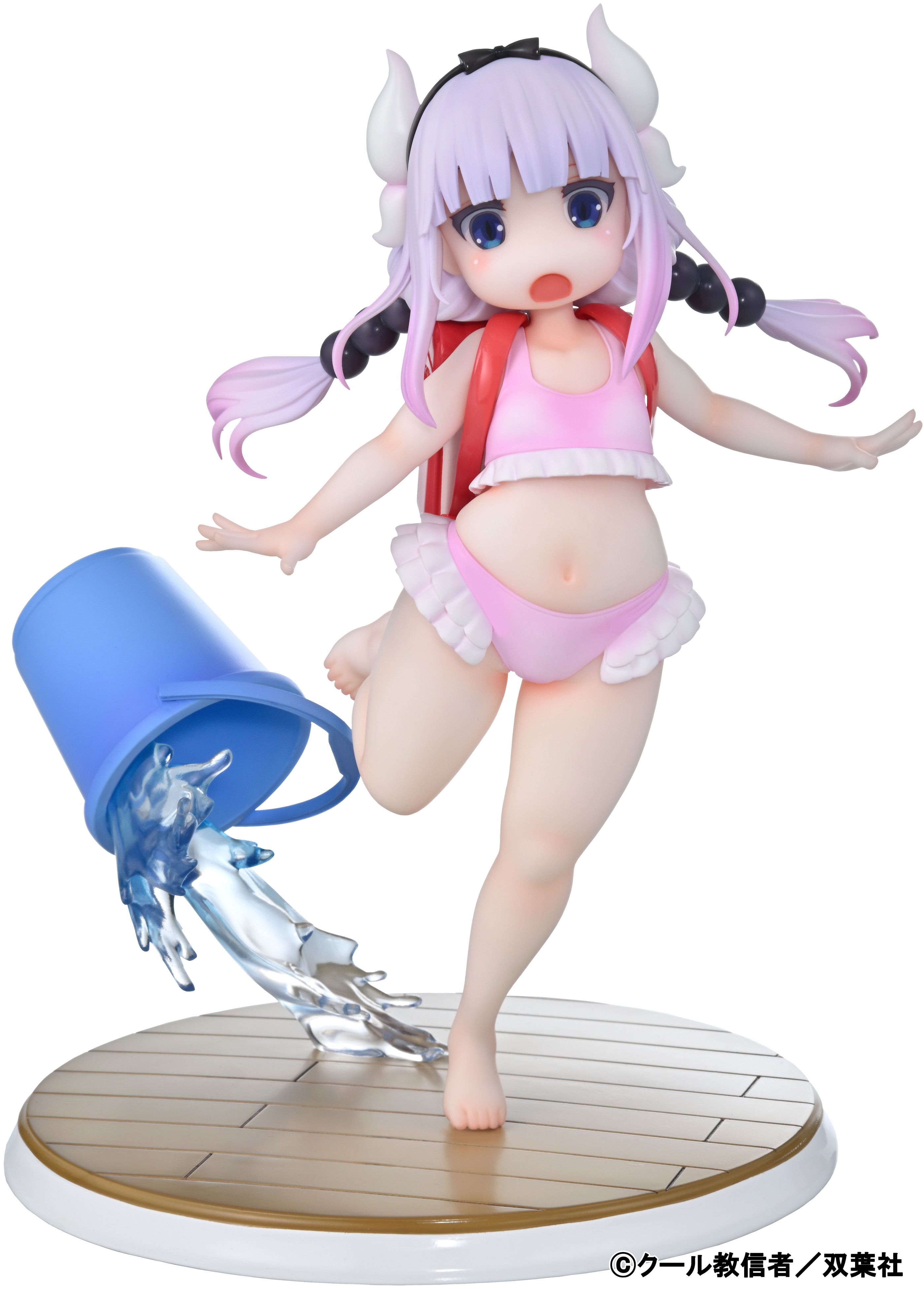 Miss Kobayashi's Dragon Maid 1/6 Scale Pre-Painted Figure: Kanna Kamui Ouchi de Wakuwaku Swimwear Ver. Kaitendo