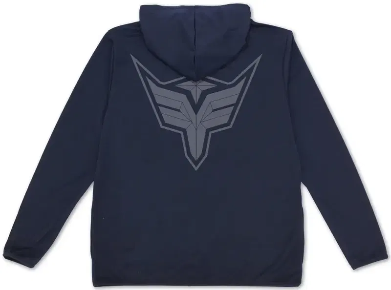 Brave Bang Bravern! - Brae Burn Logo Thin Dry Hoodie (Navy | Size M) image 1