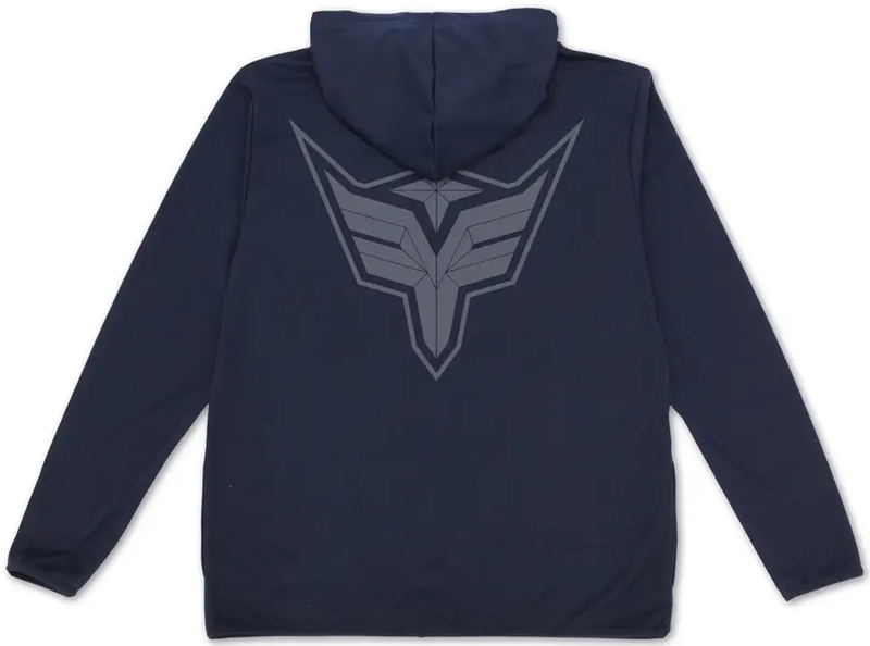 Brave Bang Bravern! - Brae Burn Logo Thin Dry Hoodie (Navy | Size XXL) image 1