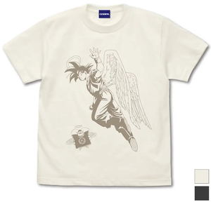 Dragon Ball Z - Son Goku (Angel) And King Kai T-shirt (Vanilla White | Size M)_