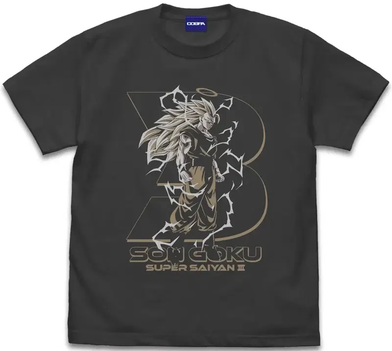 Dragon Ball Z - Super Saiyan 3 Son Goku T-shirt (Sumi | Size S) image 1