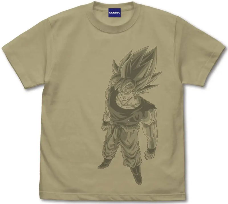 Dragon Ball Z - Super Saiyan Son Goku T-shirt (Sand Khaki | Size L) image 1