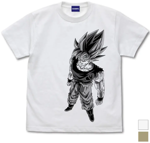 Dragon Ball Z - Super Saiyan Son Goku T-shirt (White | Size S)_