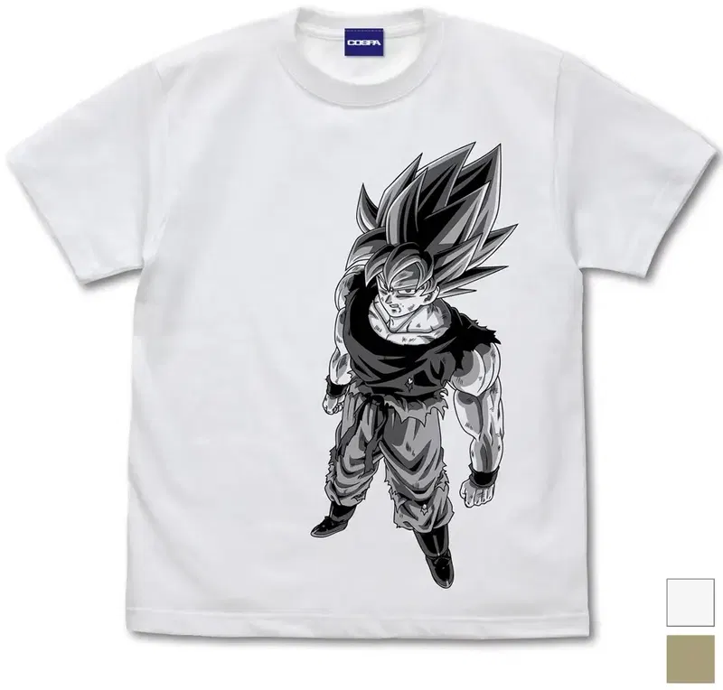 Dragon Ball Z - Super Saiyan Son Goku T-shirt (White | Size S) image 1