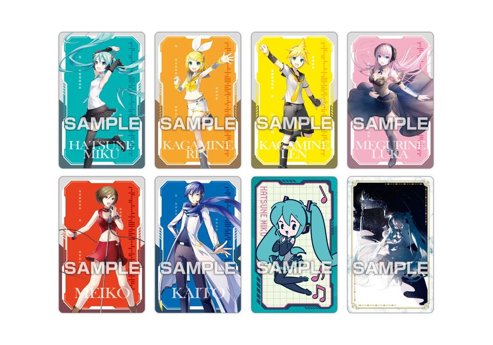 Hatsune Miku Metallic Card Collection (Set of 16 pieces) Ensky