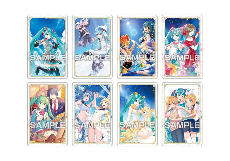 Hatsune Miku Metallic Card Collection (Set of 16 pieces) image 2