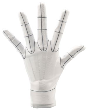 Artist Support Item Hand Model Glove/L -Wireframe-_