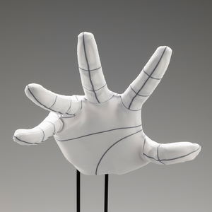 Artist Support Item Hand Model Glove/L -Wireframe-_