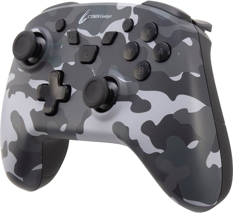 Cyber Gadget Gaming Wireless Controller HG Smart for Nintendo Switch (Camouflage Gray) image 1