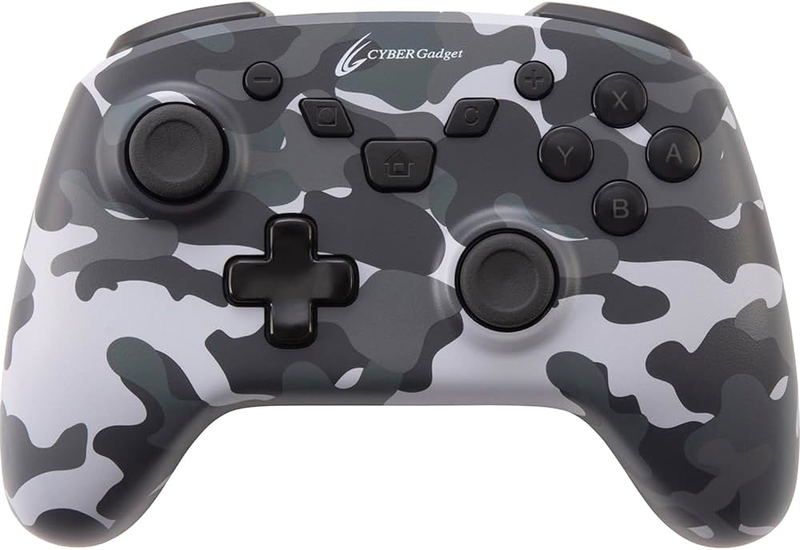 Cyber Gadget Gaming Wireless Controller HG Smart for Nintendo Switch (Camouflage Gray) image 2