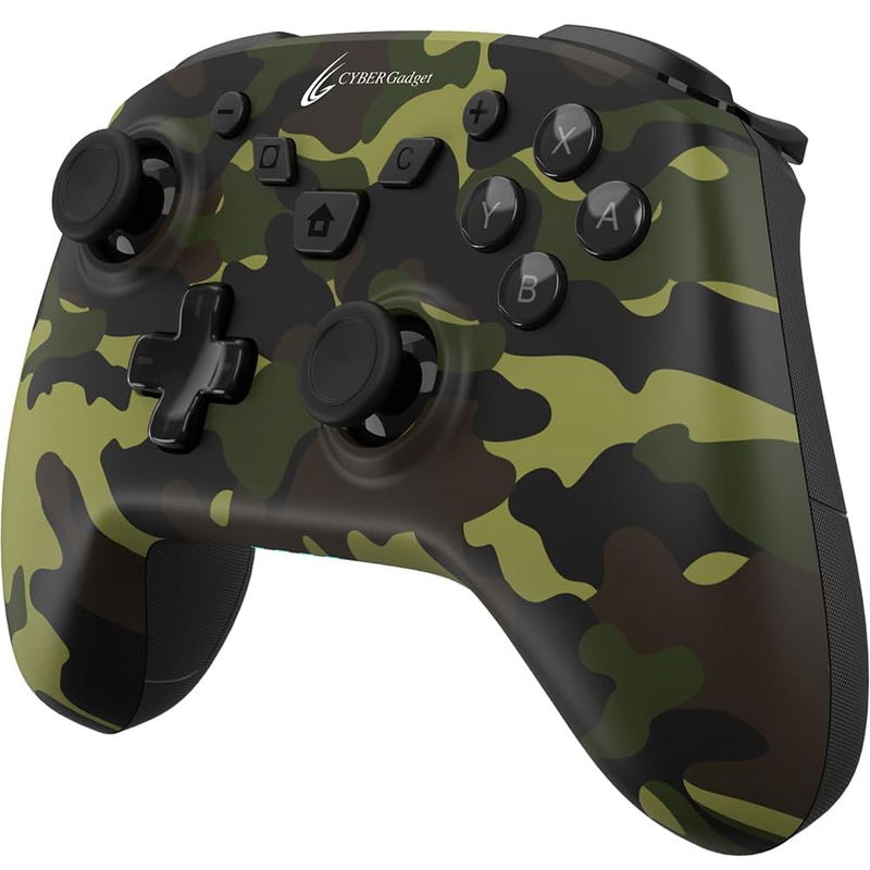Cyber Gadget Gaming Wireless Controller HG Smart for Nintendo Switch (Camouflage Green) image 1
