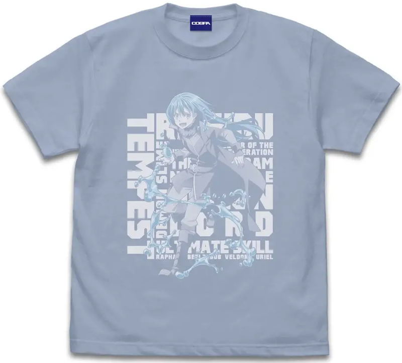That Time I Got Reincarnated as a Slime - Rimuru Tempest Square T-shirt (Acid Blue | Size XL) image 1