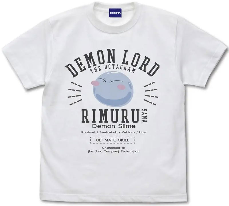 That Time I Got Reincarnated as a Slime - Rimuru-sama College T-shirt (White | Size L) image 1