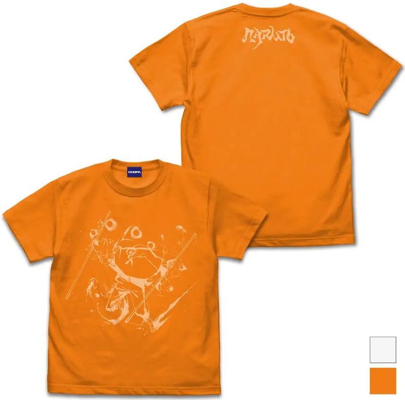 Naruto Shippuden - Naruto T-shirt Sumi-e Ver. (Orange | Size L) image 1