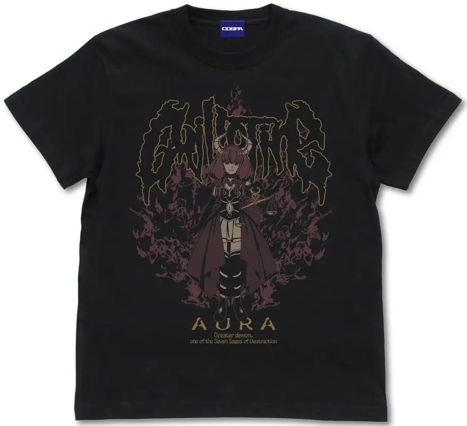 Frieren: Beyond Journey's End - Aura T-shirt (Black | Size XL)