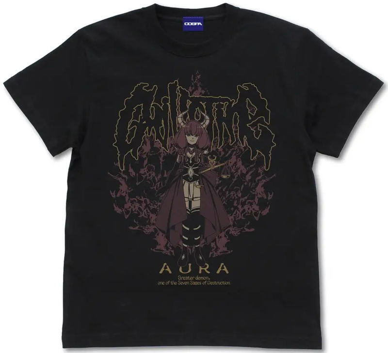 Frieren: Beyond Journey's End - Aura T-shirt (Black | Size XL) image 1