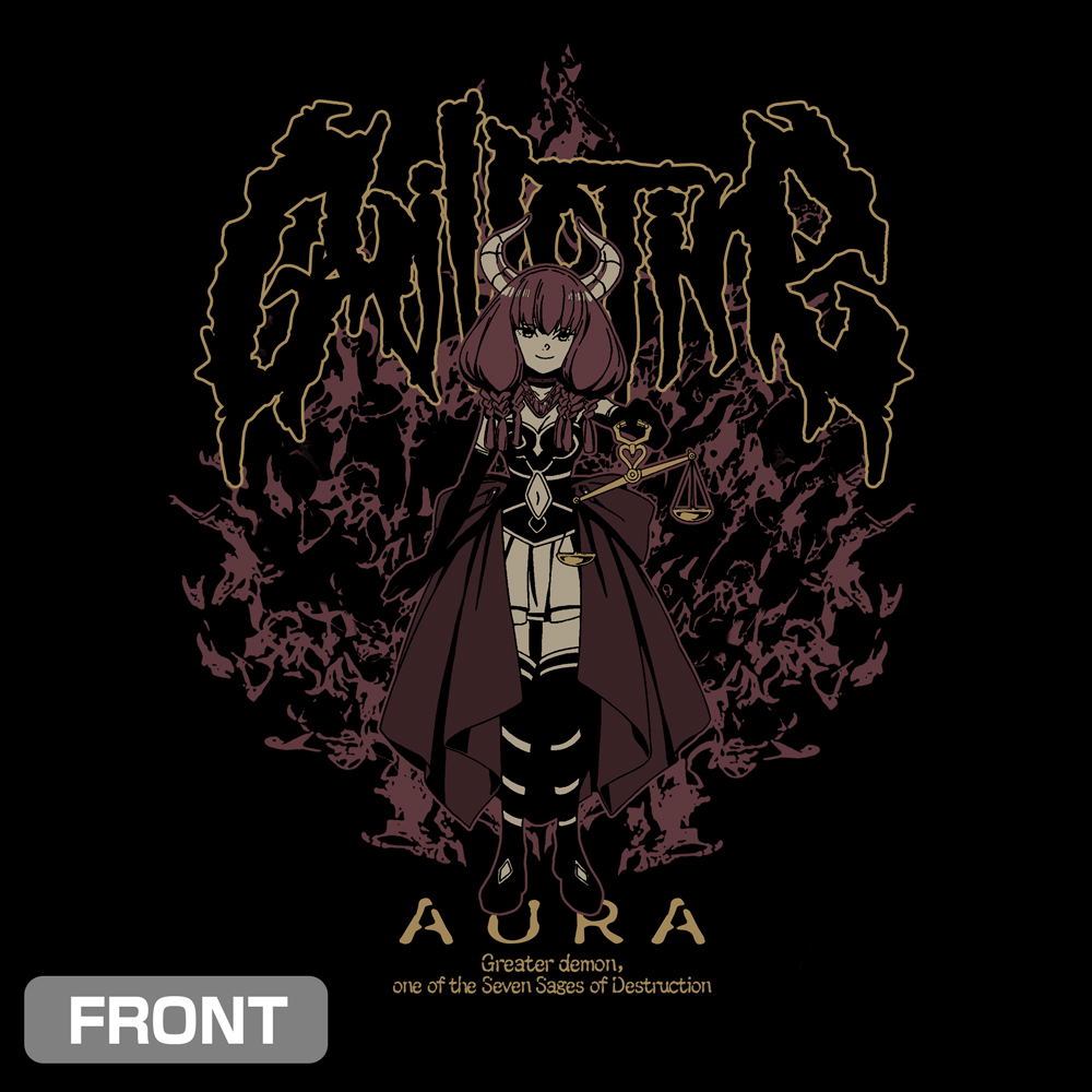 VAULTROOM x Frieren Aura Tee XL アウラ Frieren: Beyond Journey's End - Aura T-shirt (Black | Size XL)