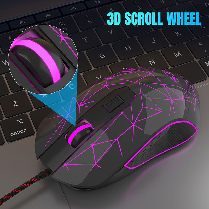 MageGee G6 Wired Mouse (White) image 8