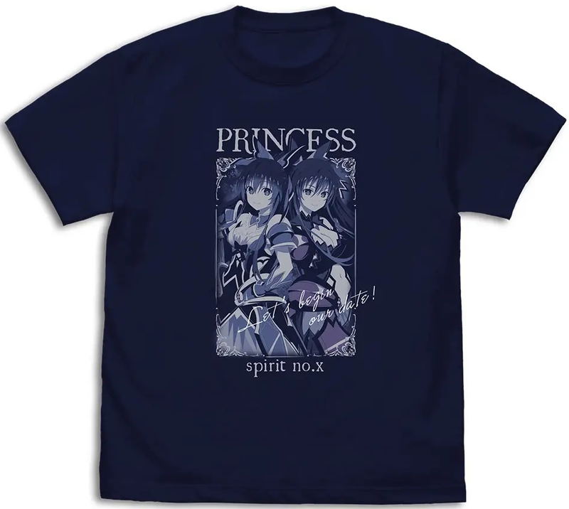 Date A Live V - Identification Name (Princess) Tohka Yatogami T-shirt (Navy | Size M) image 1