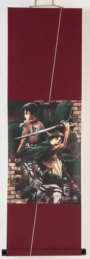 Attack On Titan Hanging Scroll Eren & Levi Ver. image 1