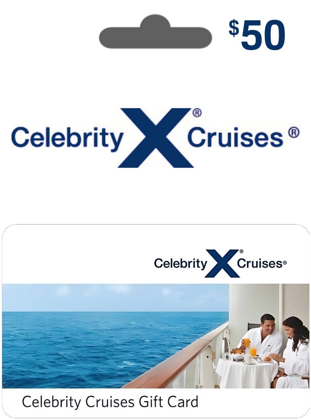 Celebrity Cruises Gift Card 50 USD | US Account digital — Import Game Deal