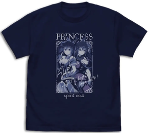 Date A Live V - Identification Name (Princess) Tohka Yatogami T-shirt (Navy | Size S)_